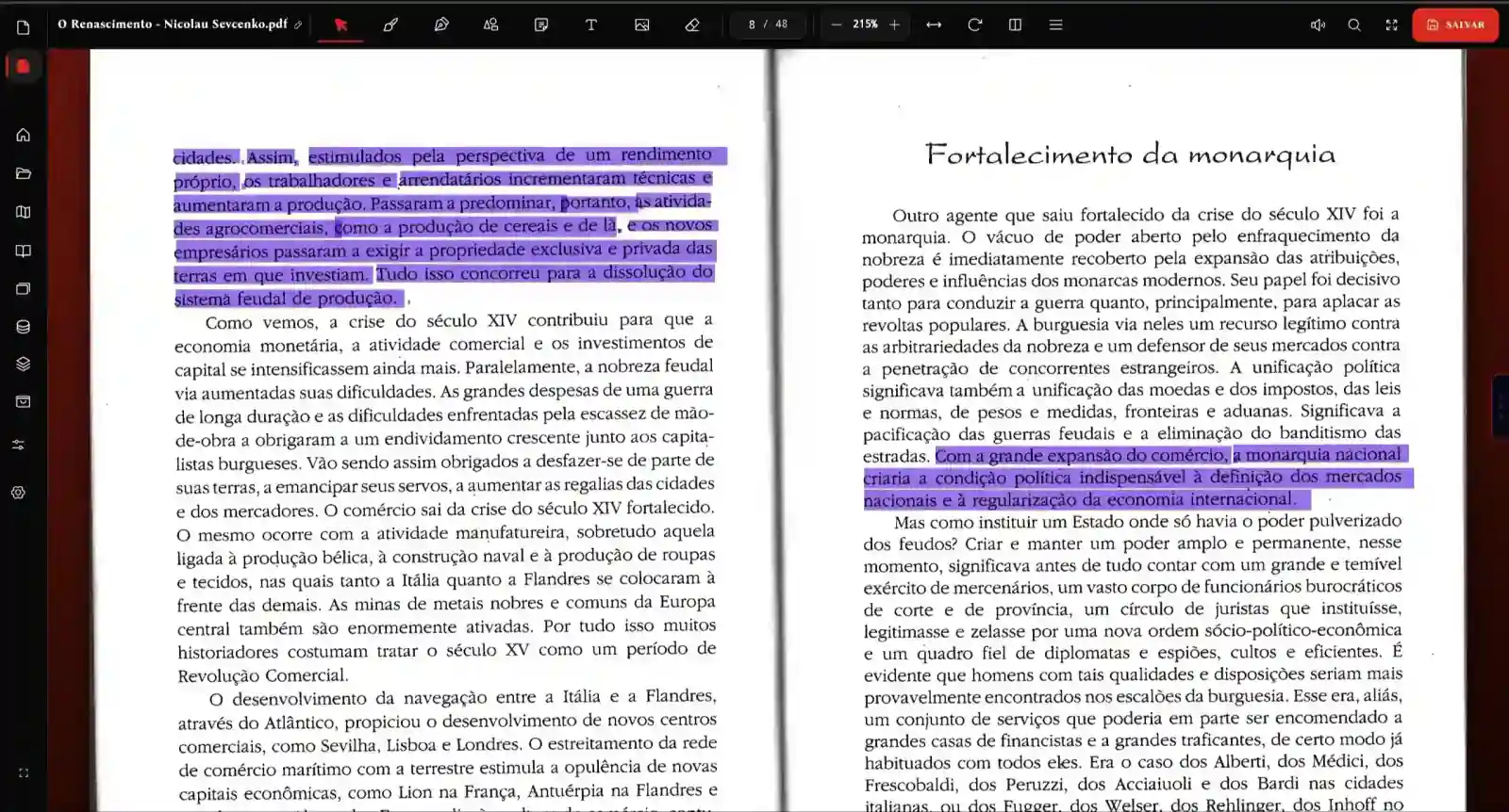 Leitor de PDF do Lectorium